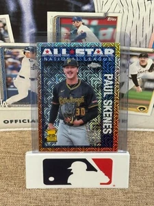 2025 Topps Serie 2 Paul Skenes Silver Pack Mojo Pittsburg Piraten Baseballkarte - Bild 1 von 2