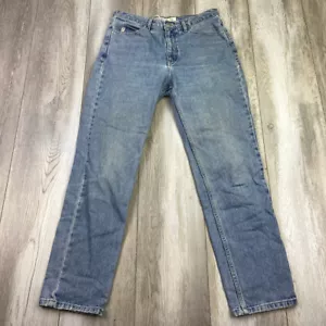 Vintage GUESS Jeans Womens 32 Blue High Rise Mom Narrow Leg Classic Fit 1050RG - Picture 1 of 11