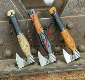 HAND FORGED Carbon Steel Set of 3 THROWING Axe NORSE VALHALLA AXE - Picture 1 of 3