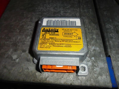 PEUGEOT 206 1999 SRS ECU MODULE 9636894080 / 550541500 AM  - Image 1 of 4