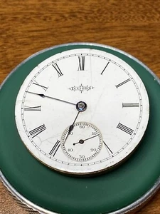 Movimiento Reloj Bolsillo Illinois Años 18 Gr IWC Modelo 4 Clase 7 - Imagen 1 de 2