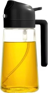 Oil Dispenser for Kitchen, 2 in 1 Olive Oil Dispenser and Oil Sprayer for Cookin - Picture 1 of 8