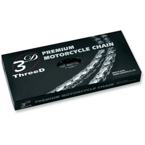 EK 3D ThreeD 530 Z SUPER SPORT Sealed QX2-Ring Chain (Black/Gold) 120 Links - Picture 1 of 1