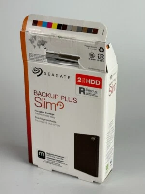 Seagate Backup Plus Slim 2TB STHN2000400 Portable External Hard Drive - Image 1 of 4