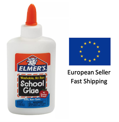 Elmer's Glue 118ml Washable SchoolGlue (Colle Lavable) Non-toxic • 6€