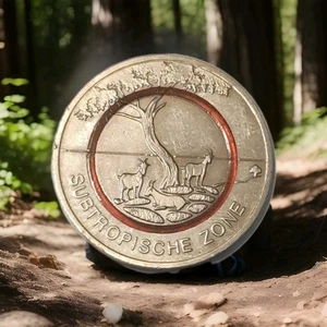 5 euro 2018 Germania / zona subtropicale, conio G, nuovo di zecca - Foto 1 di 2