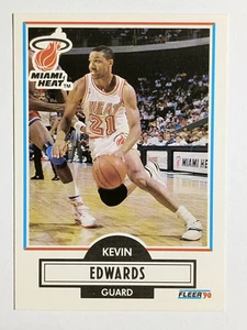 1990-91 Fleer #99 Kevin Edwards - Picture 1 of 2