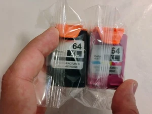64XL XL Black Color Ink Cartridge for HP 64 Envy 7155 7158 7855 7858 Printer - Picture 1 of 5