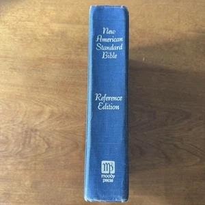 New American Standard Bible Reference Edition Concordance Moody Press 1973 HC - Foto 1 di 13