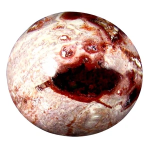 8,14 ct ausgefallener Cabochon (14 x 13 mm) unbeheizt Mexiko Matrix Feueropal Edelstein - Bild 1 von 1