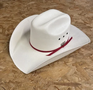 Sombrero de Vaquero Smithbilt Calgary Estampida Rígido Occidental 100 Años 1912-2012 Marfil M - Imagen 1 de 6
