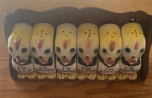 VTG Spice Rack with Chickens Japan Kitschy Kitchen Spice Shakers - Minor Flaws - Picture 1 of 6