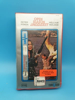 Jaktoffer Open Season Jagdzeit VHS William Holden Peter Fonda ab 18 - Bild 1 von 4