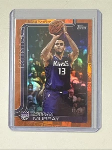 2025-26 Topps Basketball Keegan Murray stagione punta fuori foilboard arancione /25  - Foto 1 di 2