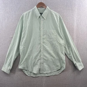 Gitman Vintage Seersucker Shirt XL Green Striped Long Sleeve Button Down USA - Picture 1 of 16
