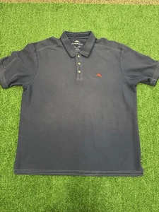 Polo Tommy Bahama Pima Cotone 🐬 Blu Navy XL – Logo Classico Marlin - Foto 1 di 3