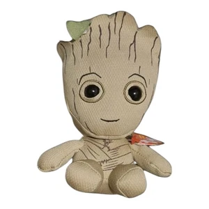 Peluche imbottito TY Beanie Babies 7" Marvel Groot Guardiani della Galassia nuovo con etichette  - Foto 1 di 8