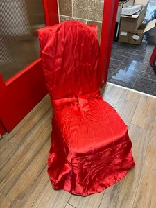 Stuhl Hussen rot 50 Stück  wurden nur einmal gebraucht - Bild 1 von 1