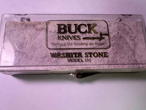 Buck Knives Washita Stone #131 mit Kunststoffetui Messerschärfen - Bild 1 von 5