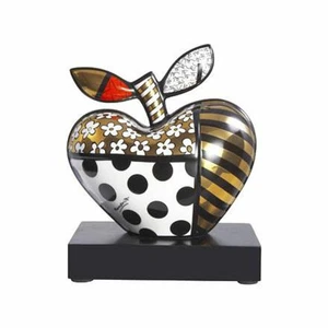 Goebel figurine Romero Britto Golden Big Apple decorative figurine decoration... - Picture 1 of 6
