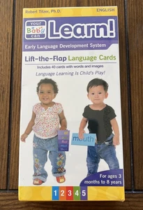 Your Baby Can Learn! Lift-the-Flap Language Cards (Sealed Package) 3m-8y - Picture 1 of 6