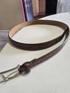Cole Haan brauner Ledergürtel mit Strukturmuster - - braun - 38 - Bild 1 von 3