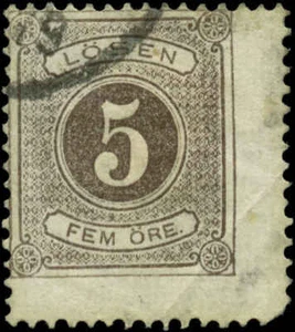 Sweden Scott #J3 Used   - Picture 1 of 1