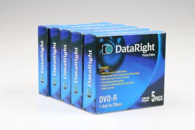 DataRight DVD-R 1,4GB 30min 5erPack - 5 Stück - Bild 1 von 3