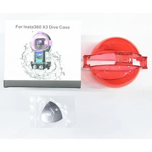 For Insta360 X3 Sports Camera Dive Case Filter Waterproof Case Filter Accessory - Picture 1 of 16
