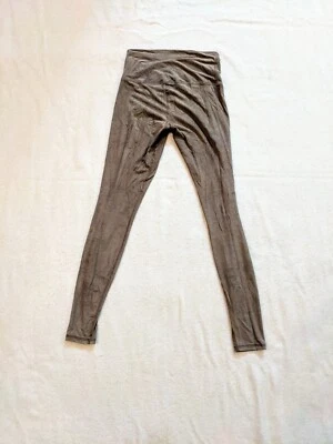 Women's Surrealist USA Microsuede Leggings Brown Size 1 Stretch Super Soft - Image 1 of 3