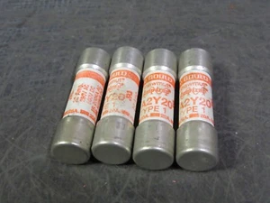 (1) A2Y20 GOULD SHAWMUT AMPTRAP FUSE 20 AMP 250 VAC 500 VDC TYPE 1 A2Y20 - Picture 1 of 2