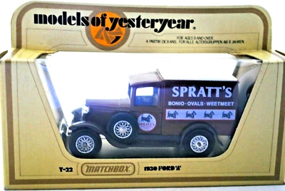 Matchbox of Yesteryear No:Y-22 1930 FORD Model A Van in SPRATTS Feed Code 1 MIB - Image 1 of 4