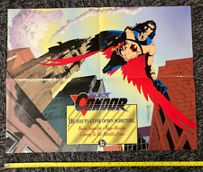 Vintage Comic Shop Promo Poster - Black Condor - DC Comics 1990's