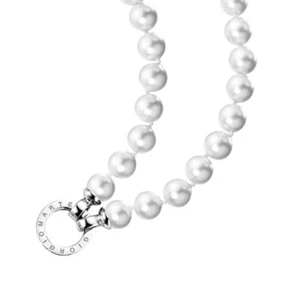 Anhänger Kette Perlen Silber Giorgio Martello mit Muschelkern Ø 8 mm in Längen - Bild 1 von 11