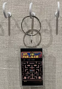 Ms. Pac-Man Acrylic Double Sided Keychain #3 Key Ring Arcade Video Game - Picture 1 of 2