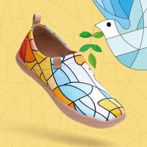 UIN Blessings Dove Damen Schuhe aus Leinen Sommerschuhe Stoffschuhe Sneaker - Bild 1 von 22