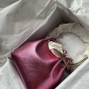 RRP £1495 Sold Out colour! Jimmy Choo Bon Bon pink bucket bag, brand new - Picture 1 of 10