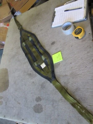 Used Gunner's Strap Seat, Missing 1 Buckle, some Fraying, for HMMWV M998 - Image 1 of 2