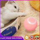 USB Rechargeable Interactive Pet Ball Toy Automatic Moving Rolling Ball (Pink) A