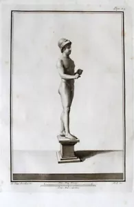 Antike Rom Knabe boy Akt nude Mars Herculaneum Neapel Statue Bronze Ercolaneo - Bild 1 von 1