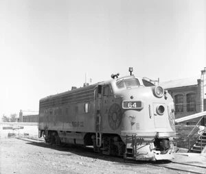 American Crystal Sugar Railroad 64 F-7 Rocky Ford CO 4-70 Negative 0988 - Picture 1 of 1