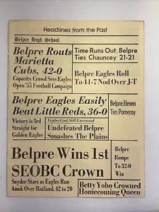 1980 Belpre High School, Belpre Ohio 25th Anniversary of 1955 Class Collectible - Picture 1 of 5