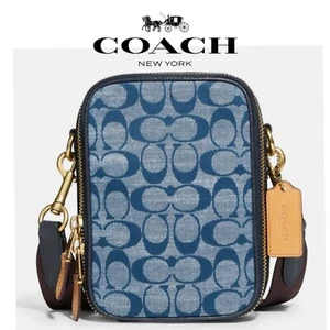 Jacquard/Chambray da uomo Coach Stanton nuova con etichette - Foto 1 di 5