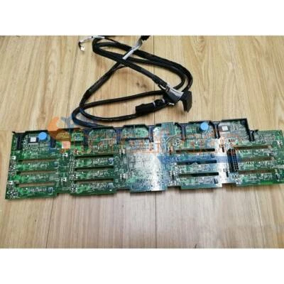 1PCS Dell R910 16 X 2.5" Slot Hard Drive Backplane J565K 0J565K With Cable Used - Image 1 of 3