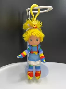 RARA bambola vintage 1983 Rainbow Brite con portachiavi 6" di Hallmark vedi VIDEO - Foto 1 di 13
