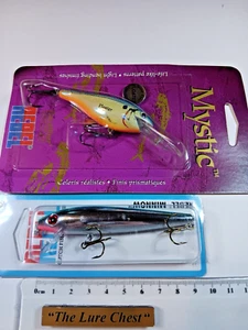 Rebel fishing lures Tracdown Minnow & Mystic Shad pair. Trout, Cod, Bass lures - Picture 1 of 17
