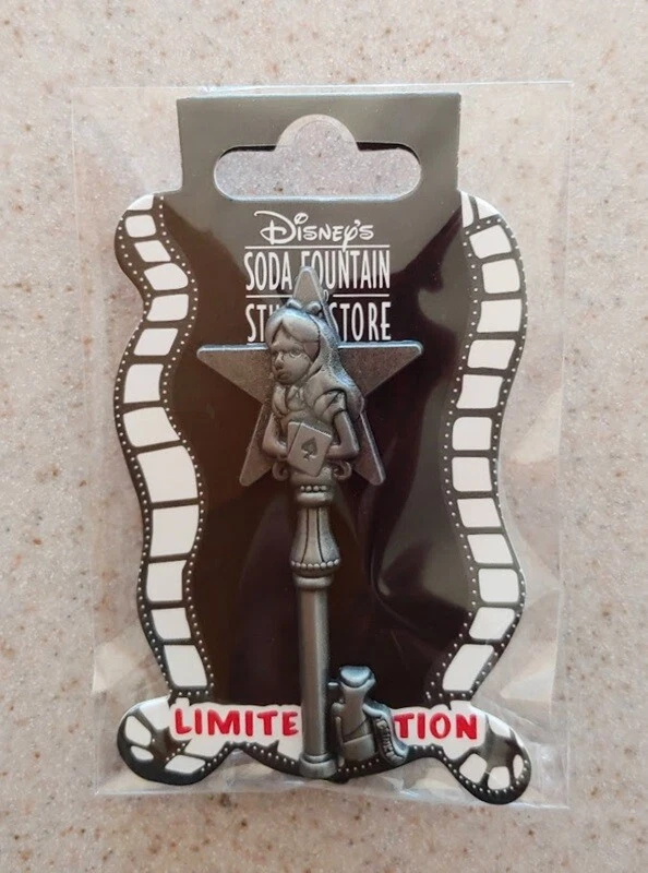 Disney Soda Fountain - Alice Key Pin Le 300 Authentic DSF