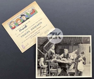 VISAGES D'ENFANTS FEYDER Rosay Zoubaloff J. DREVILLE Gaumont-Palace 2 Docs 1925 - Foto 1 di 2