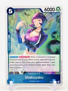 SHAKUYAKU - RARE FOIL - R OP08-046 ENGLISH Two Legends One Piece TCG Card Game - Picture 1 of 2