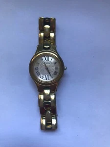 PIERRE BALMAIN CASE NO 5112 LADIES GOLD PLATED STAINLESS STEEL WRIST WATCH - Picture 1 of 10